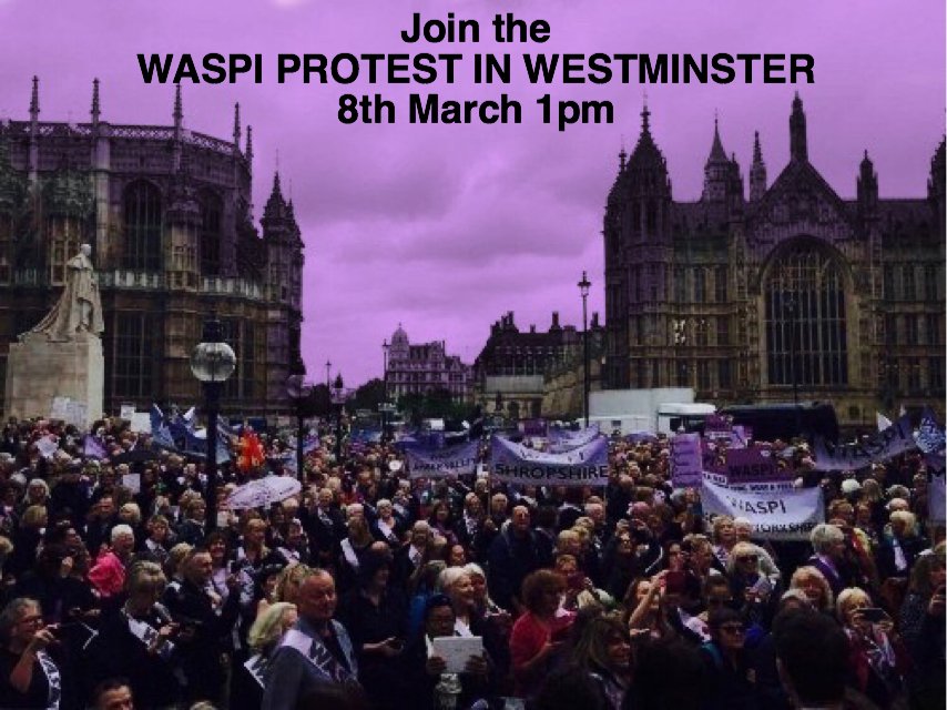 WASPI_Campaign's tweet image. Afternoon @KayBurley We know you're a little too young to be a #WASPI lady, but will you be covering our mass London demo on the 8th March?