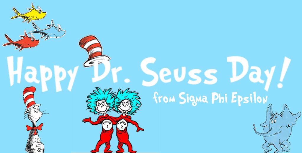 In memory of one of our legendary alumn, we wish everyone Happy Dr. Suess day!!! 📚📖