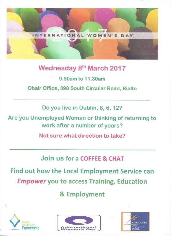 DSCLES's tweet photo. Please come in to one of our offices on the 8th of March for a coffee and a chat and see what we can do for you.  #InternationalWomensDay/ https://t.co/Xyi1yPYmTk