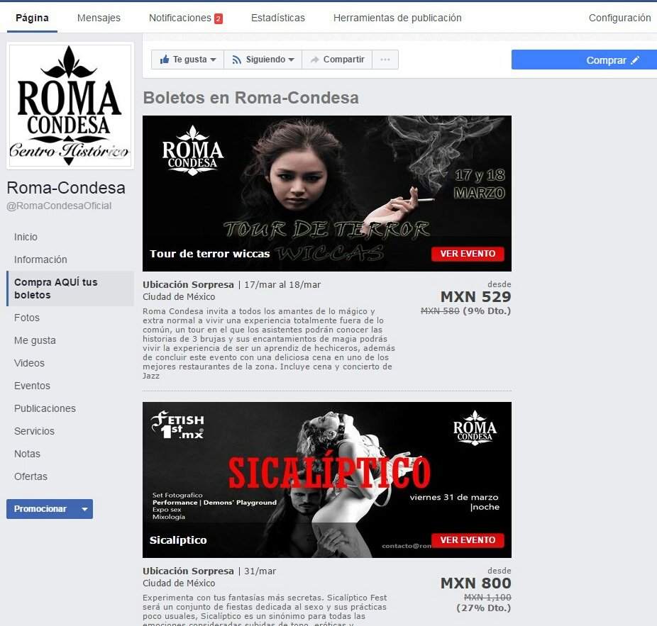 RomaCondesa's tweet photo. Ya puedes comprar tus boletos directo em nuestra pagina de FB #Sicalíptico y #TourDeTerror https://t.co/VyKYqYXN1b