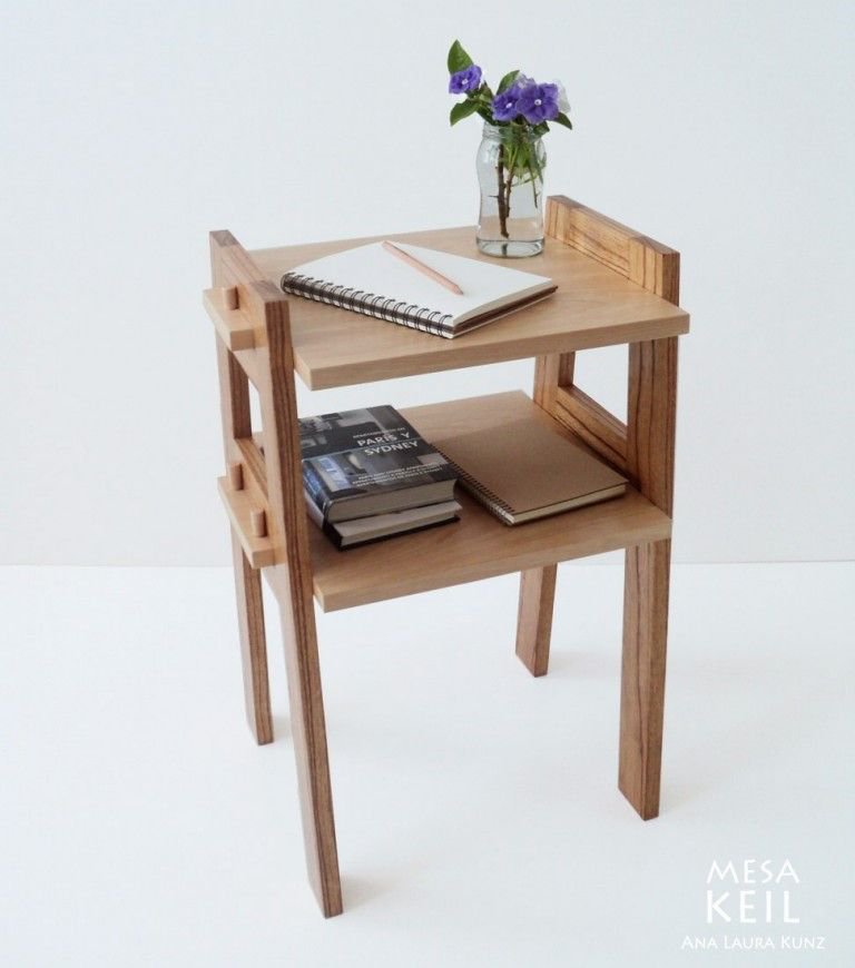 Mesa Keil, por Ana Laura Kunz 
Mesa auxiliar; puede ser utilizada como mesa de luz o mesa de arrime.

bit.ly/2kSxEd5