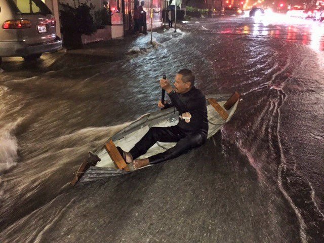 AlohaNap's tweet photo. This is not the correct way to get to your datacenter in Hawaii. Pic from hurricane Darby in 2016. Come visit @AlohaNap https://t.co/WzQUcHZVWV