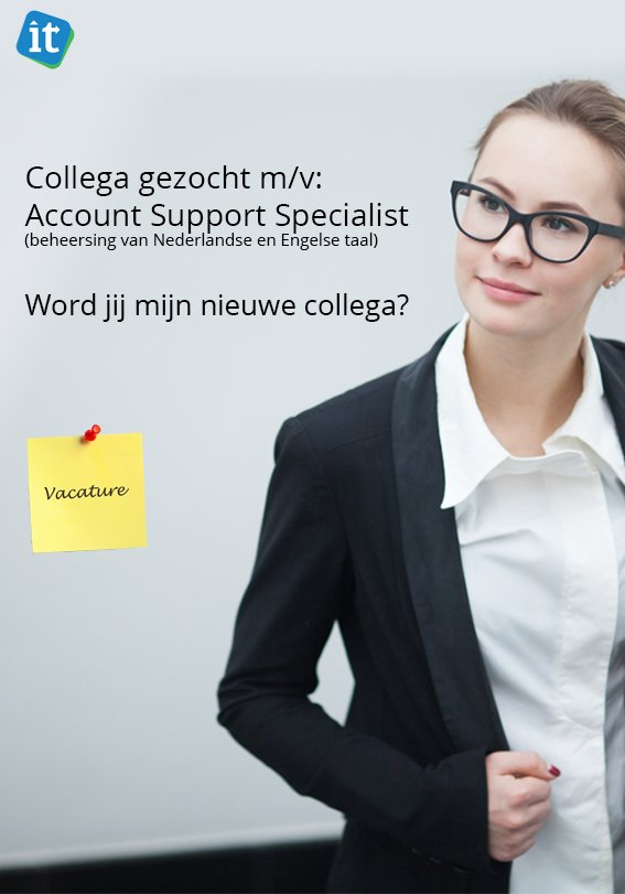 Word jij onze nieuwe Account Support Specialist? Reageer dan hier: infotheek.easycruit.com/vacancy/180350…