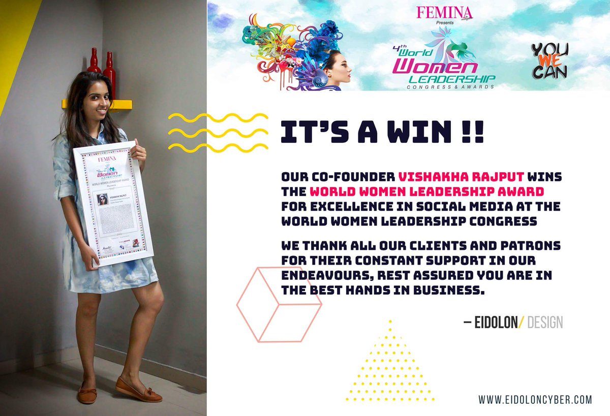 rajput_vishakha's tweet photo. It's a win !!
A big shout out to our supporters.
#Livemad #Livecrazy #EidolonDesignStudio #happyday #wwlc #wbc25sg #proud #womensday2017 https://t.co/DioqxVlwi6