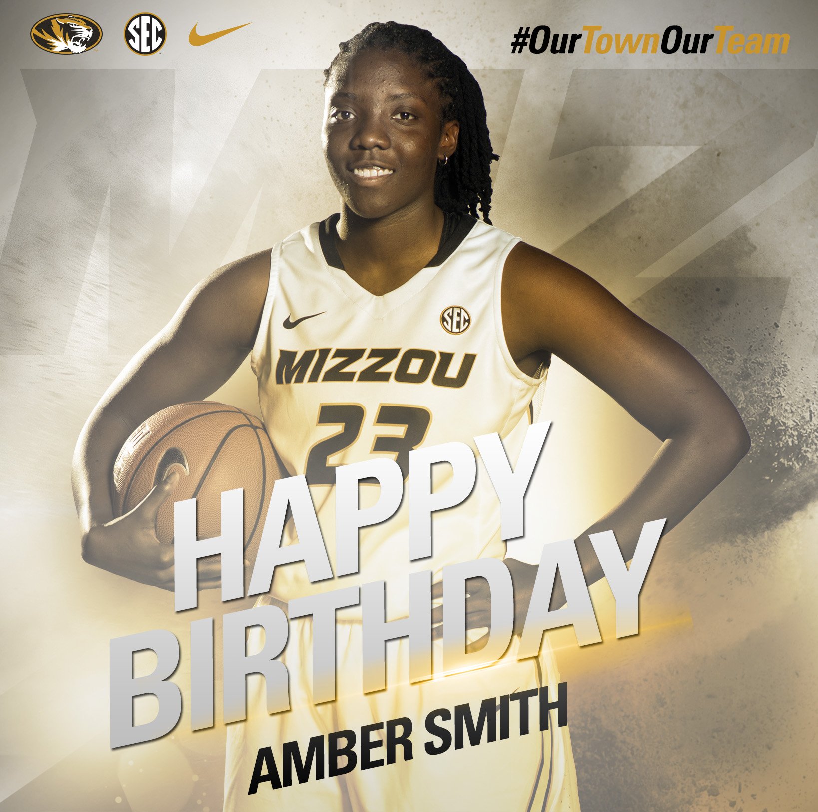 Happy Birthday to SEC Co-Freshman of the Year, our very own Amber Smith!    