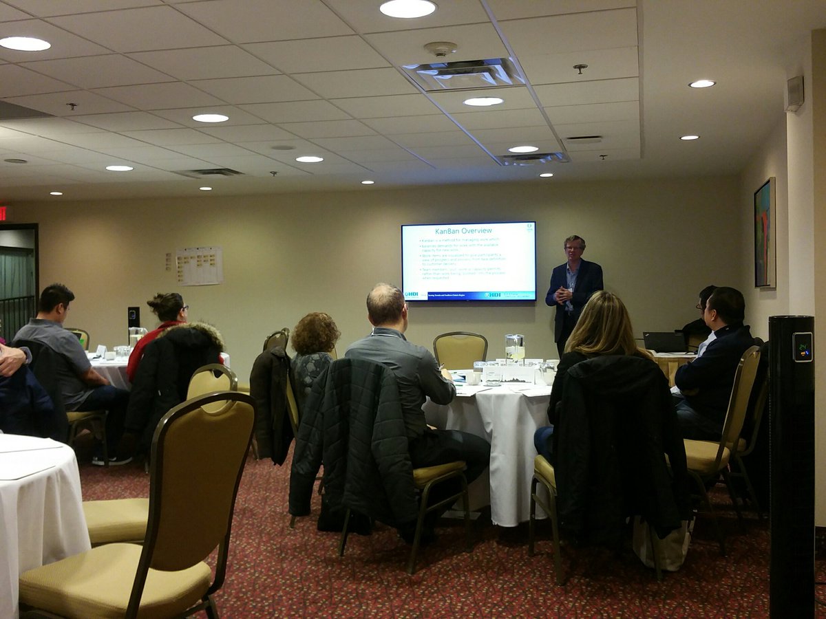 HDITrillium's tweet photo. Getting started down the Kanban path! #HDITO @ThinkHDI #ITSM 1st event of the yr. https://t.co/vbEM0PRnuP