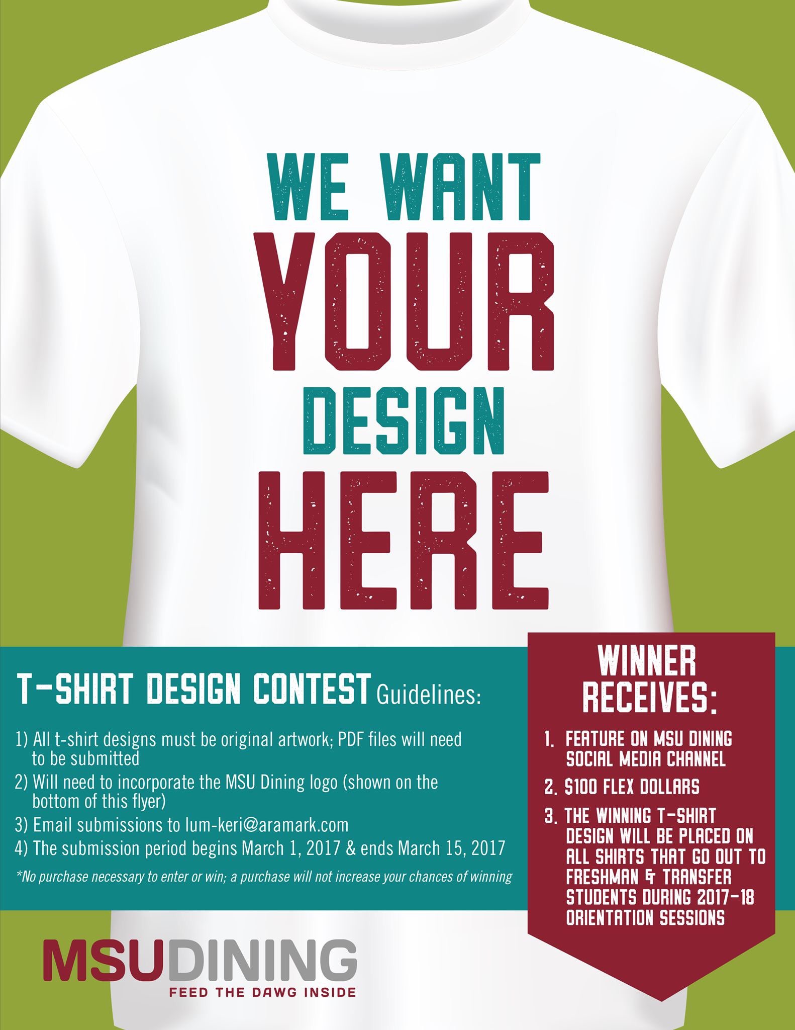 Host a T-Shirt Design Contest With Custom Flyers