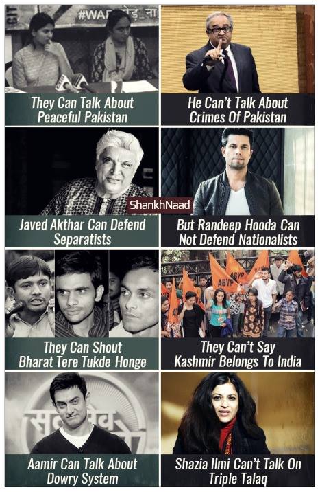 Satire_Guru's tweet photo. Freedom of Expression according to Liberals. https://t.co/lmNts5MH1N