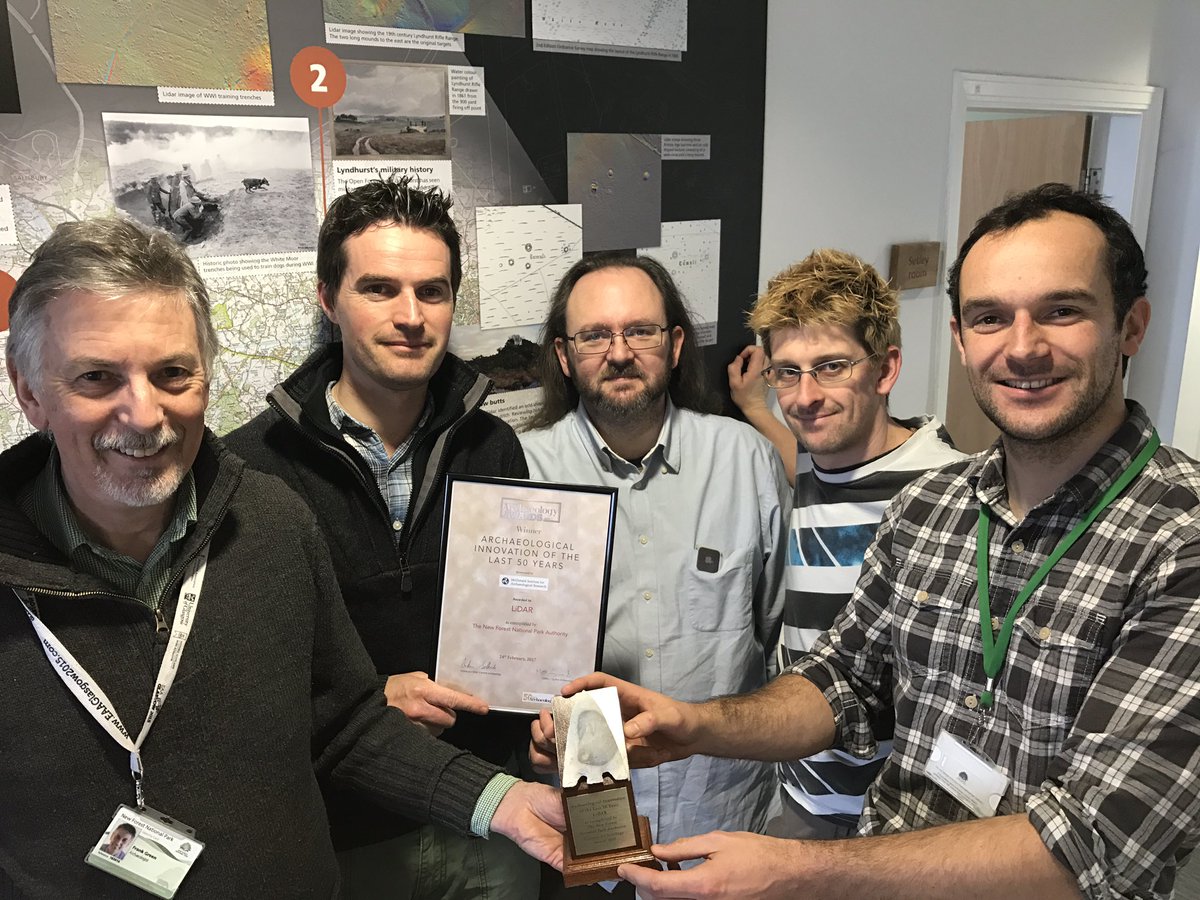 NewForestNPA's tweet photo. Use of laser mapping by @NewForestArch has been named the UK's archaeological innovation of the last 50 years:! https://t.co/AEEflFf2YK https://t.co/UTtQXaw5ck
