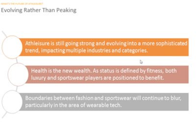 <a href="/Euromonitor/">Euromonitor</a> says global #athleisure trend not over; crossover active + luxury + tech shop popup <a href="/jenntorosian/">Jennifer Torosian</a> #fashionCan17 <a href="/YorkdaleStyle/">Yorkdale Style</a>