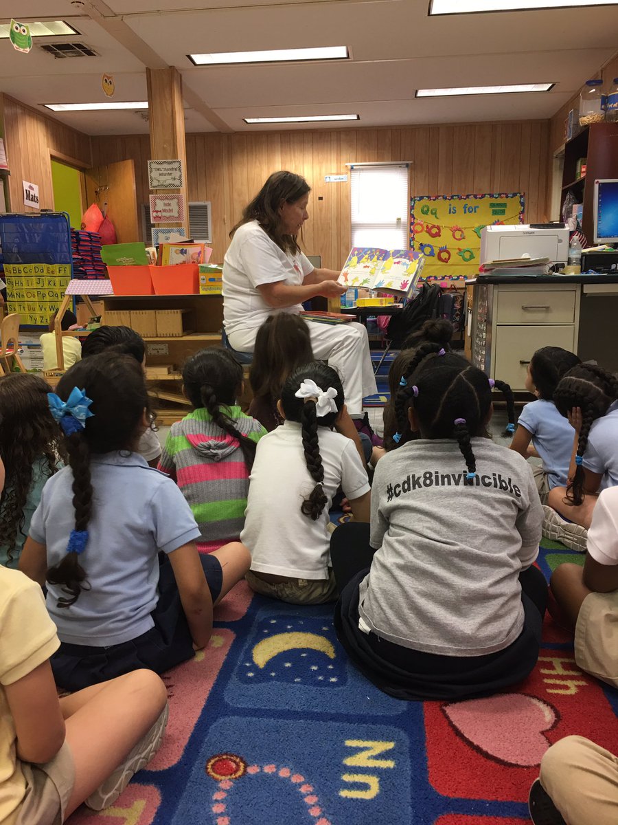 CampbellDriveK8's tweet photo. #cdk8invincible is participating in #ReadAcrossAmerica #mdcpsreadacrossamerica @mdcps_ela @MDCPSAcademics https://t.co/hiNxPeZ5Uz