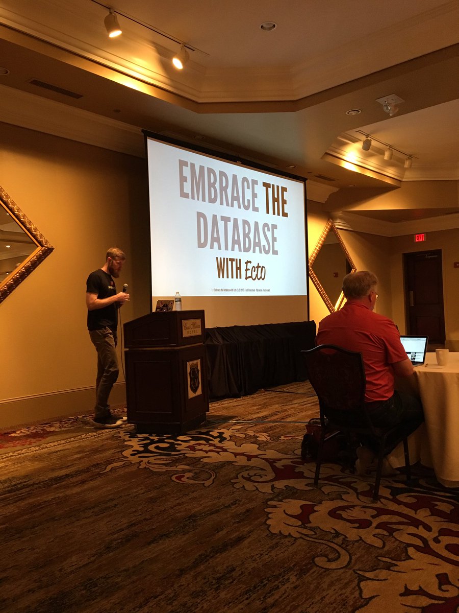 Embrace the database with Ecto by <a href="/jbrancha/">✨ Josh Branchaud 👻</a> #ElixirDaze #ElixirDaze2017