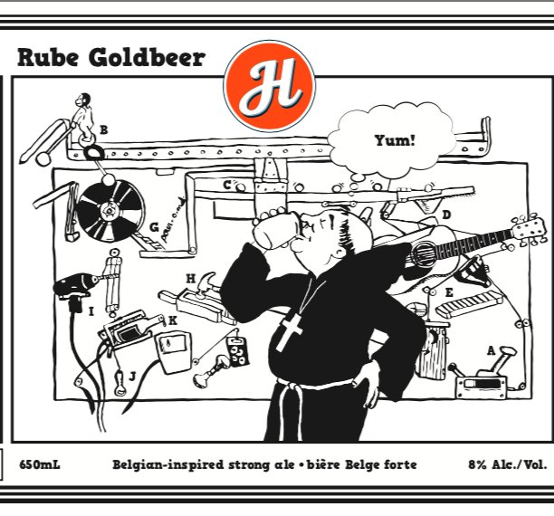 HendersonBeerCo's tweet photo. This Friday we are launching #RubeGoldbeer @ 6 every purchase &amp; run of our #RubeGoldbergMachine raises $ to light up Christie Pits diamond! https://t.co/wkB6SvqZz4