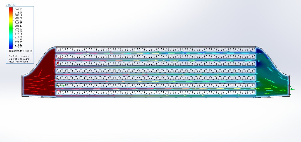 SOLIDWORKS's tweet photo. How does modifying your car's intercooler boost it's power? We tested it in SOLIDWORKS Flow Simulation to find out!  https://t.co/e3KccFyhQj https://t.co/rroqSOe5ll
