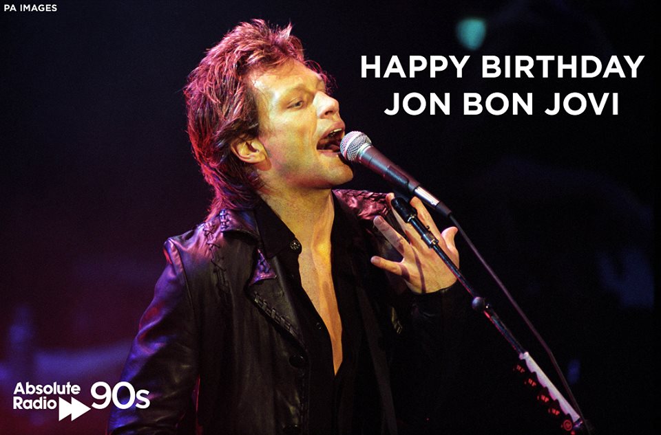 Happy birthday Jon Bon Jovi - 55 today! What\s the best 90s Bon Jovi song? 