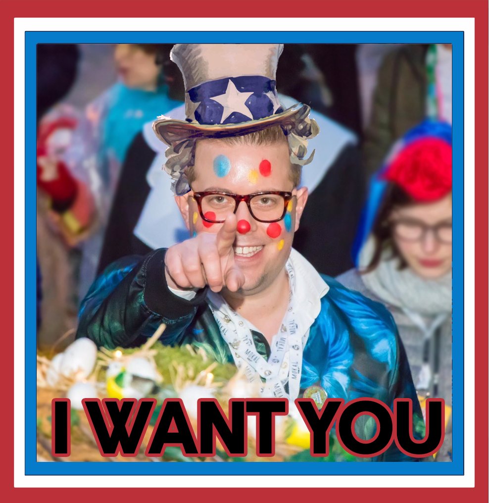 DecomPeople's tweet photo. Uncle Roel, onze carnavalsfanaat, was natuurlijk ook de afgelopen dagen in zijn leukste carnavalsoutfit op zoek naar geschikte kandidaten! https://t.co/0QNZTFJ2zA