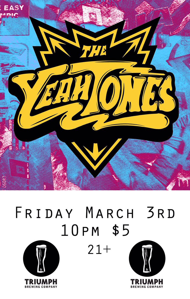 This Friday! <a href="/theyeahtones/">The YeahTones</a> rockin the stage at 10pm.