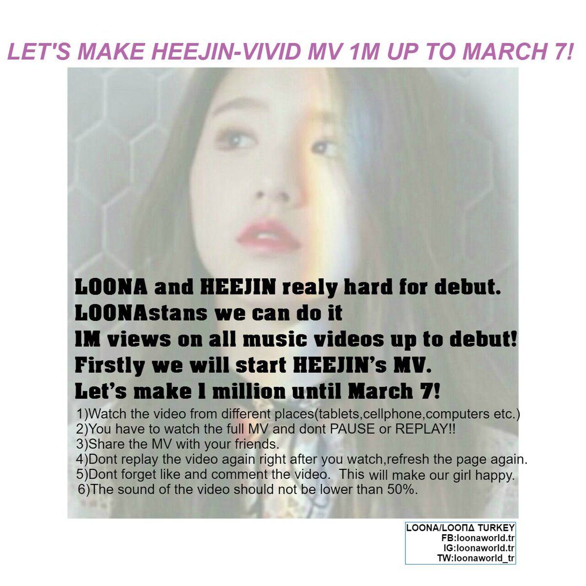 LOONATurkey's tweet photo. #LOONA #Heejin #Vivid #1MPROJECT https://t.co/Cjfmdxsura