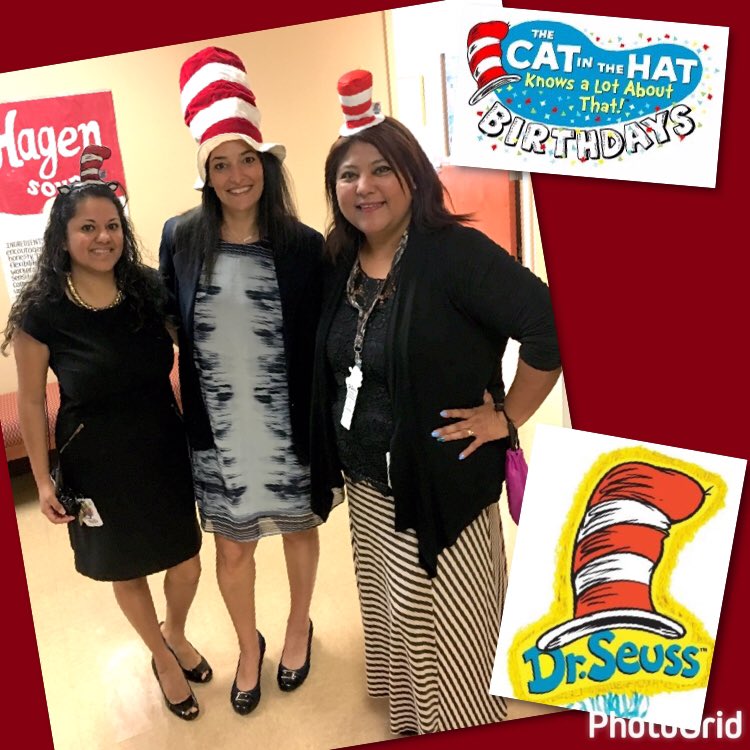 MrsALemus's tweet photo. You could not would not want to miss a celebration such as this @HagenRoad #HappyBirthdayDrSeuss @pbcsd @EsolPbc https://t.co/vNrcvrDX8K