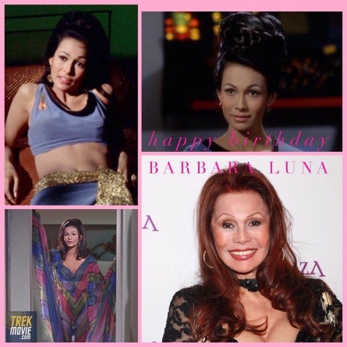 Happy birthday to the beautiful Barbara Luna, Lt. Marlena Moreau in  