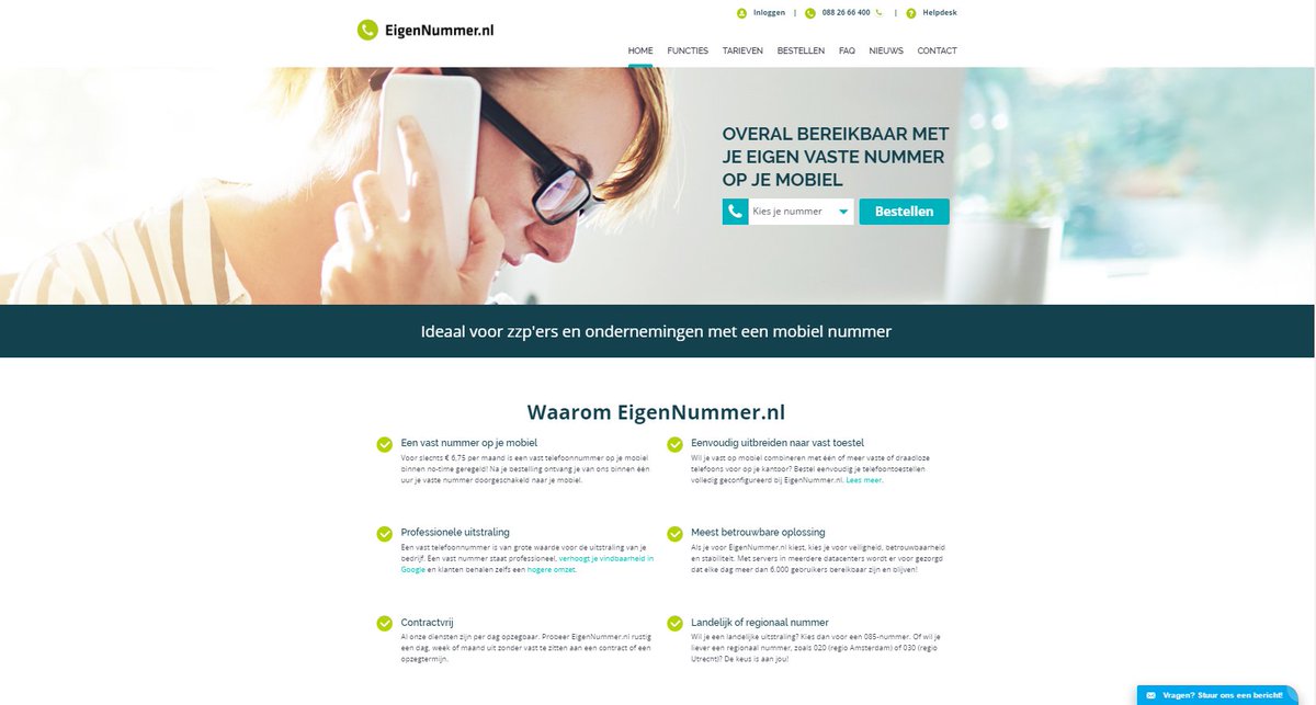 Vermeld jij als zzp'er of onderneming nog overal je mobiele nummer? Check eigennummer.nl #starter #kvk #ondernemer #webshop