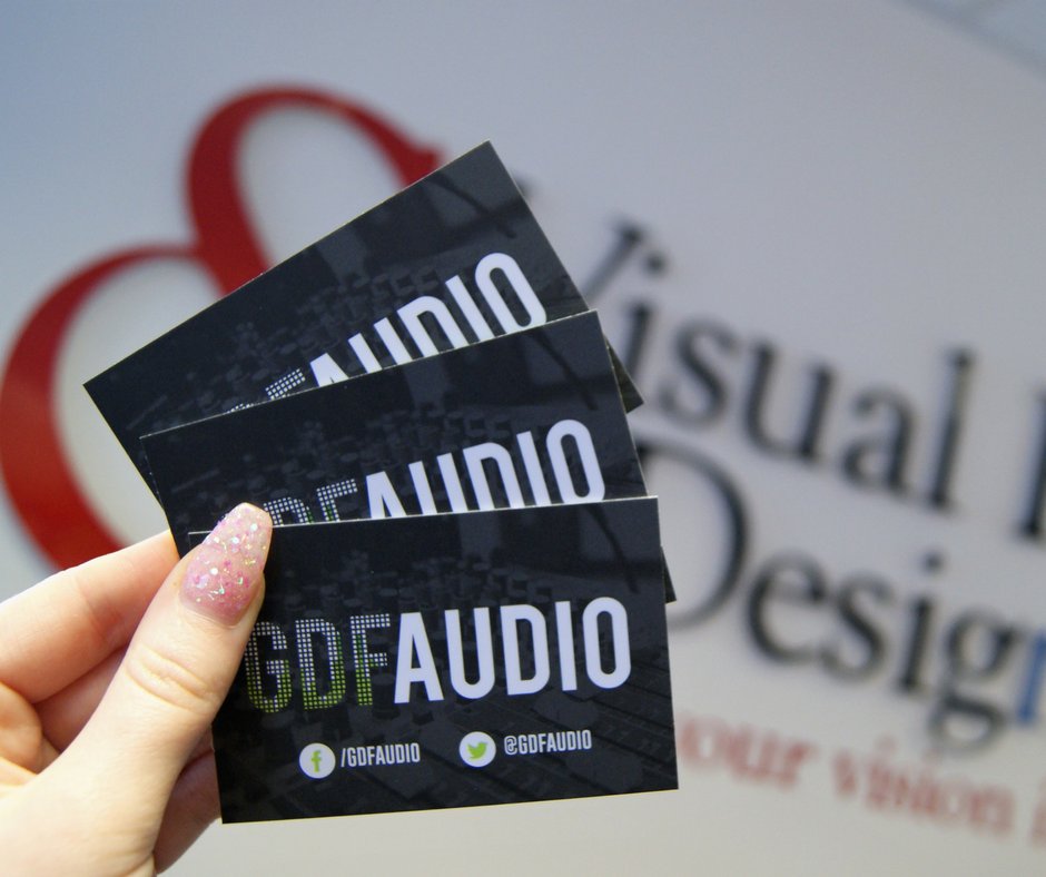 Visua1print's tweet photo. A few weeks ago we printed these business cards for the awesome guys over at @GDFAudio 😎
Check them out... https://t.co/0FvwakGR8g https://t.co/9X5LXwVNL4