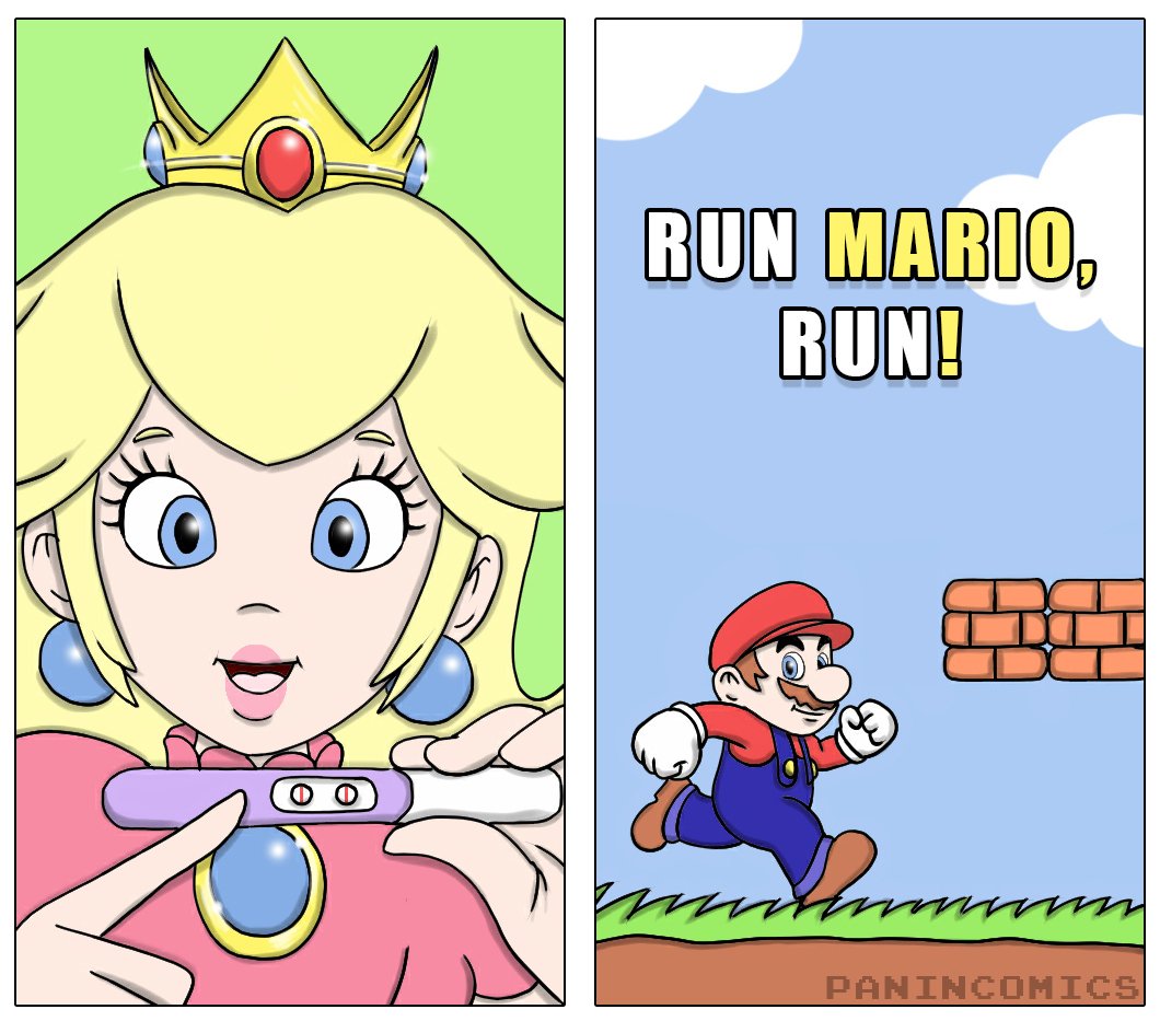 panincomics's tweet photo. #SuperMarioRun  #webcomic #webtoon #webcomics #comicbooks #comics #art #humor #8bitcomics #panincomics #Mario https://t.co/ApP47SGSqW