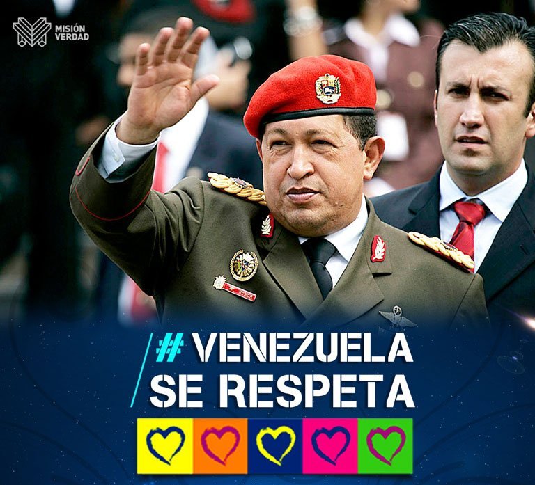 A pesar de las agresiones de EEUU el pueblo unido decimos  #VenezuelaSeRespeta   más nunca seremos una colonia de nadie.