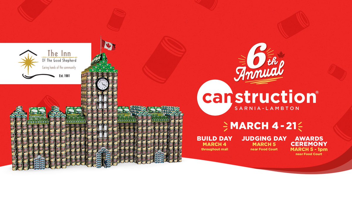 CAN Sarnia is what is happening starting tomorrow 17 teams are moving into <a href="/LambtonMall/">Lambton Mall</a> <a href="/theinnsarnia/">Innofthegoodshepherd</a>.  We will be there all weekend!!!