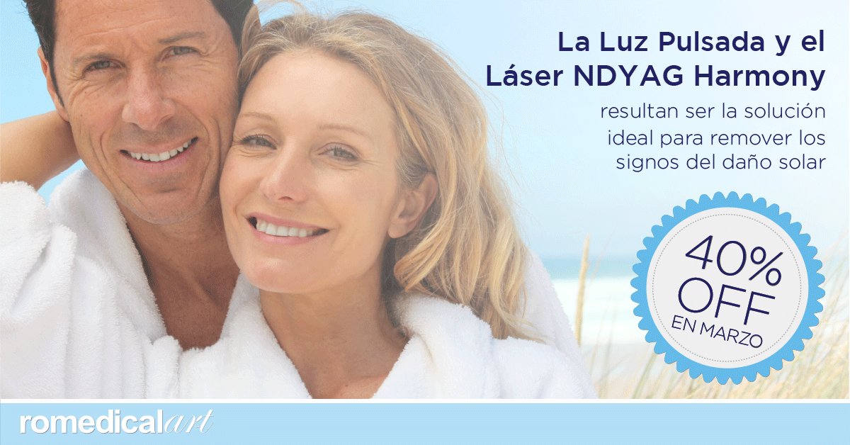 ¡Aprovechá la promo de 40% OFF en tratamientos con #LuzPulsada y #LáserNDYAG #Harmony! ¡Llamanos al 0810 220 76633!