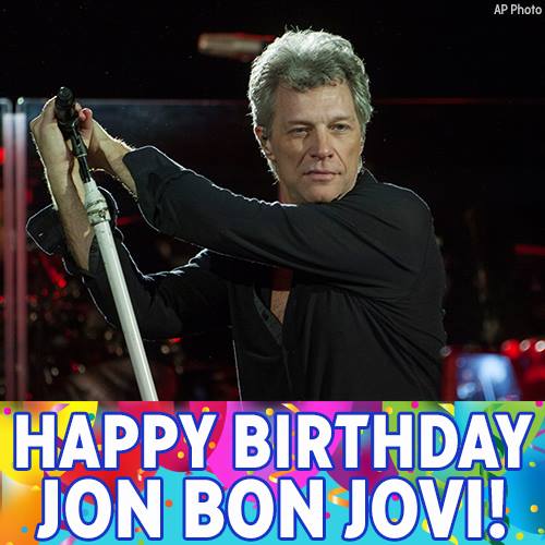 Happy birthday to New Jersey native Jon Bon Jovi! The frontman turns 55 today. 