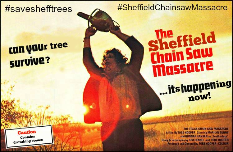 TheresaGreen77's tweet photo. #sheffieldtreemassacre #SaveSheffTrees #sheffieldtreehour #sheffieldis https://t.co/SPNQC45UzF