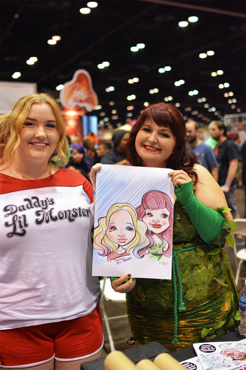 FusionDesigns_'s tweet photo. Throw-Back Thursday Artist Kelly #TBT #ThrowBack #ThrowBackThursday #Thursday #Art #Artist #ComicCon #Live #Caricatures #FusionDesigns https://t.co/P12dPzP1aC