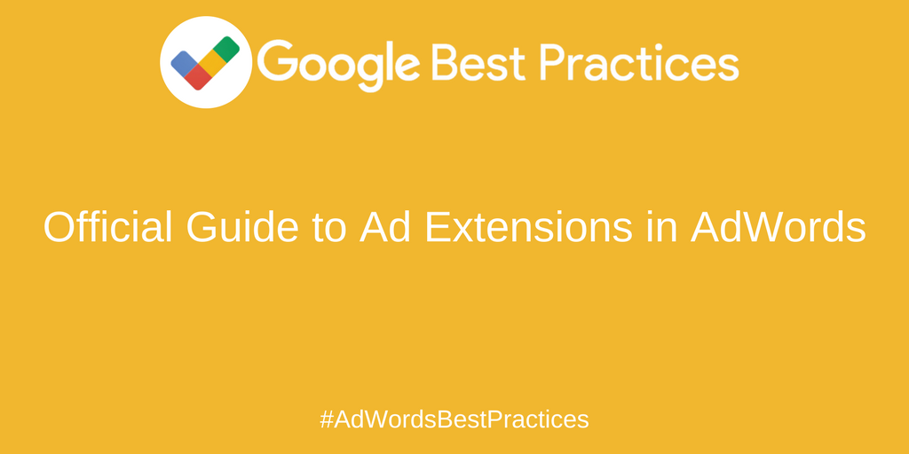 GoogleAds's tweet image. Learn how to make your ad extensions as appealing as possible in AdWords. goo.gl/B61s0A