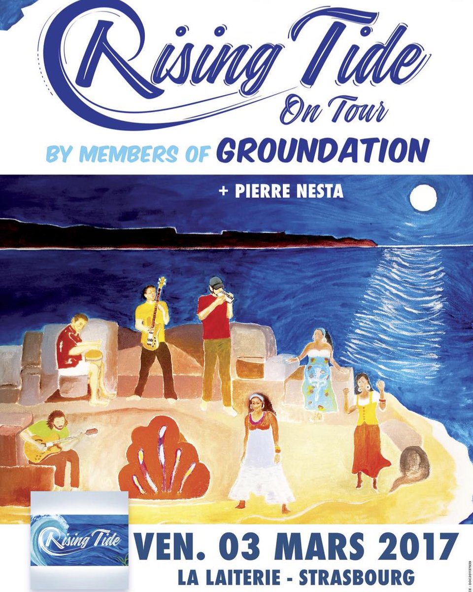Ce vendredi 3 mars à La #laiterie <a href="/risingtidevibes/">Rising Tide</a> #reggae #groundation #strasbourg <a href="/Carte_culture/">Carte culture Alsace</a> (goo.gl/RU9J5u)