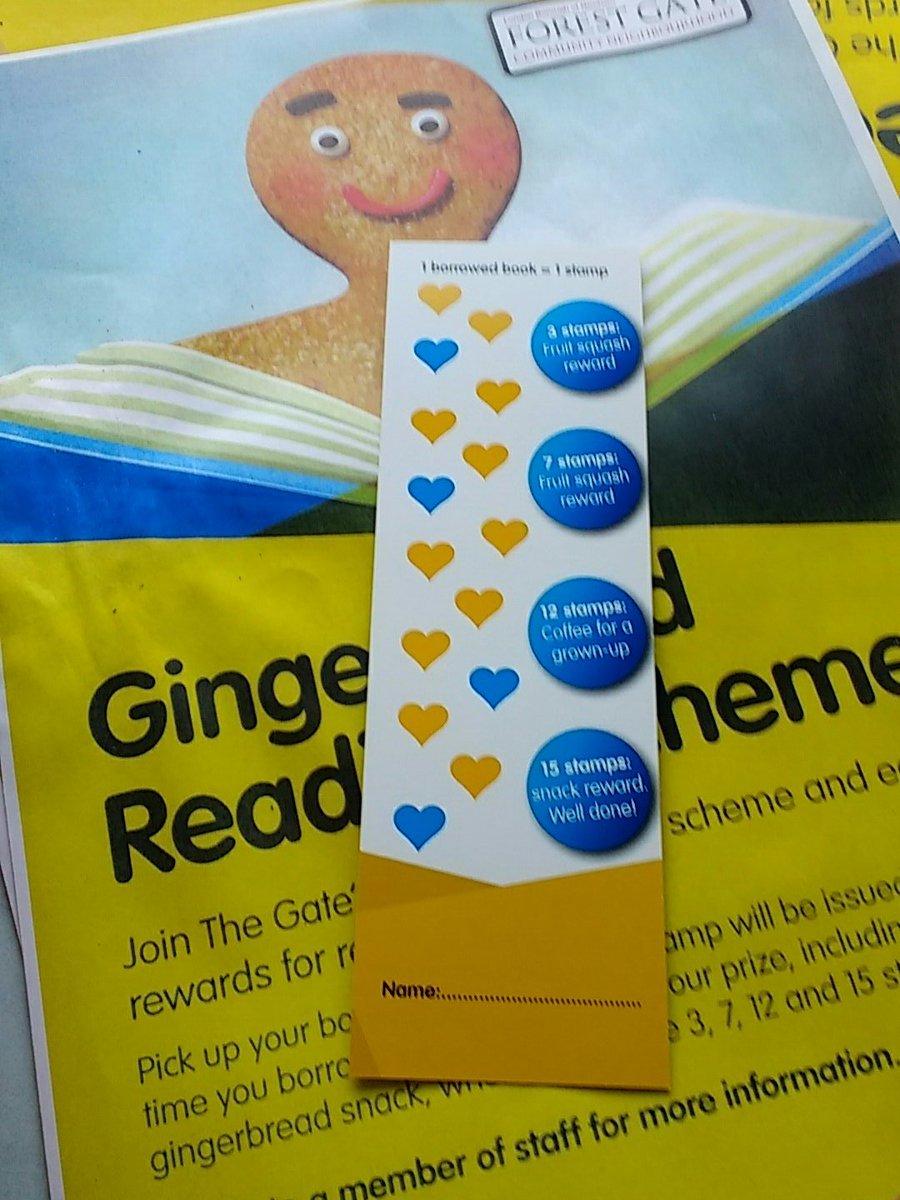 OpenGateCafe's tweet photo. On #FruitfulThursday the fruit is free &amp; kids can earn a Gingerbread Man if they have read 15 books &amp; collected stamps! #ForestGate Library https://t.co/EOixOTj7RI