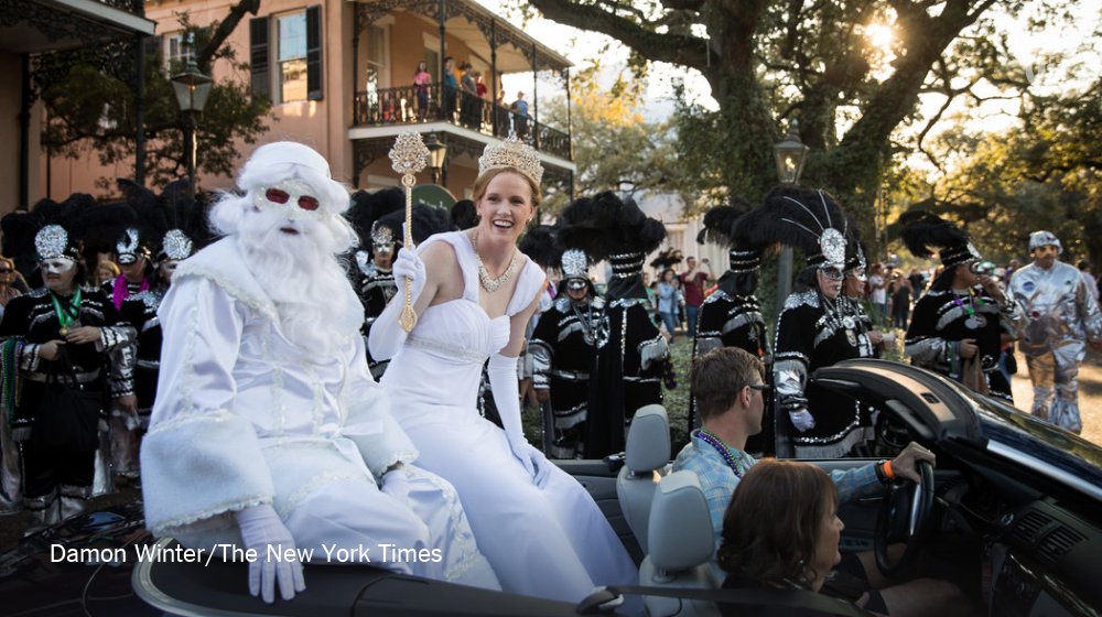 nytimes's tweet image. Think of Mardi Gras and you probably think of New Orleans. But Mobile, Alabama, has celebrated since 1703. Photos: nyti.ms/2m0lVYJ