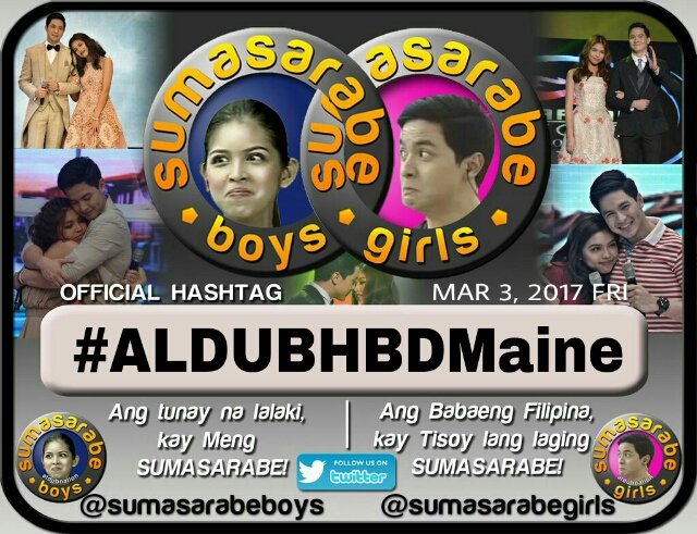 Happy Bday Meng <a href="/mainedcm/">Maine Mendoza</a> 
Thank you Nanay Dub for bringing her to this world! Labyu Meng😘
God Bless!
Our OHT👇
#ALDUBHBDMaine 

~ Kilabot
