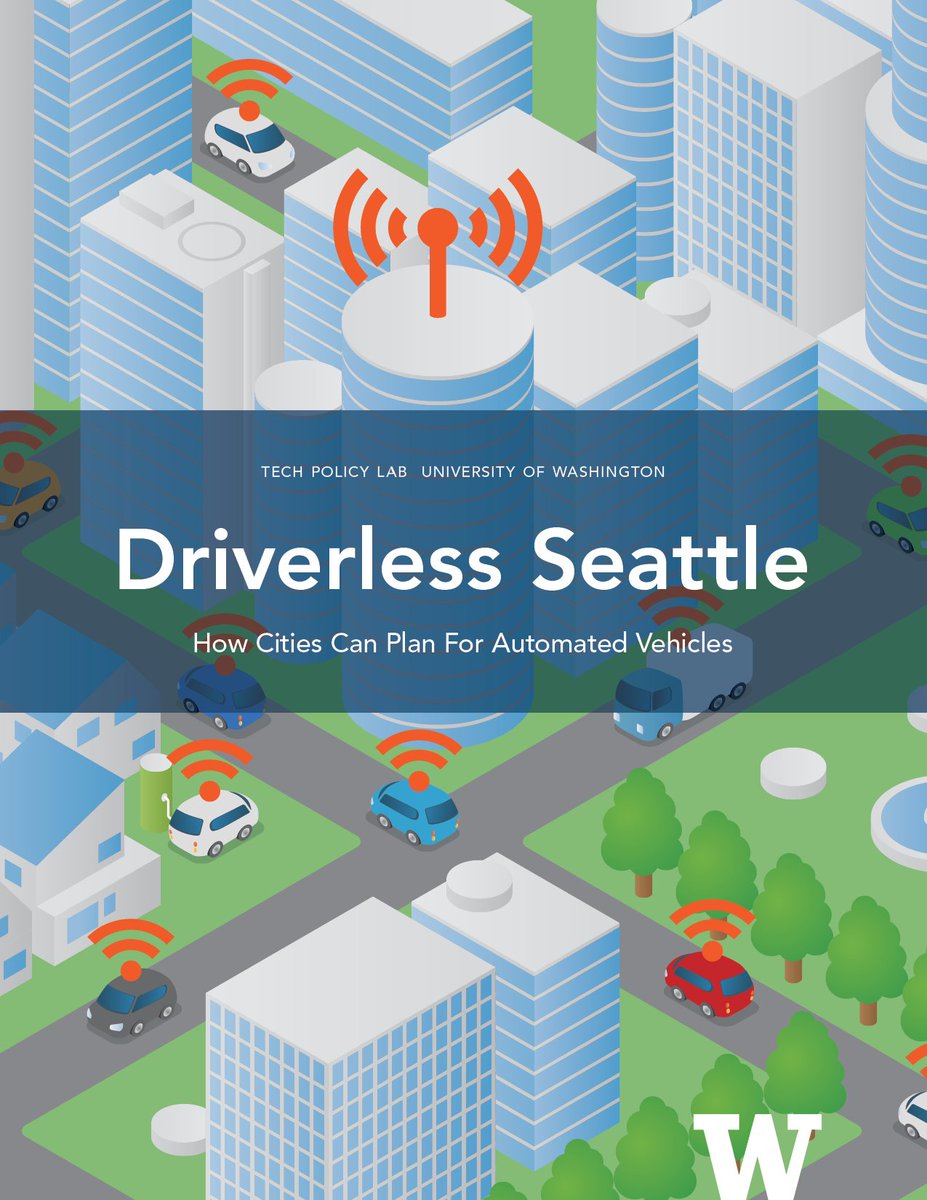 UW_CoMotion's tweet photo. Can #driverless vehicles solve Seattle’s gridlock? Not so fast, says new @UW report. #driverlesscities #UWInnovates https://t.co/U9q2WYtRte https://t.co/oeL1ltKcgO