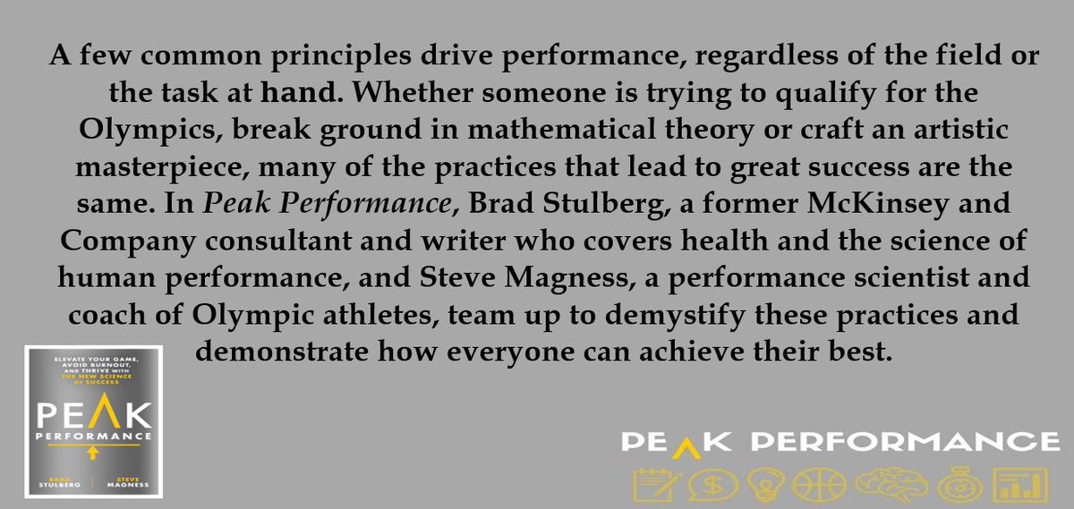It's official! I wrote a book with <a href="/BStulberg/">Brad Stulberg</a>. It's called PEAK PERFORMANCE and comes out June 6th. Learn more here: bit.ly/2mefG5H
