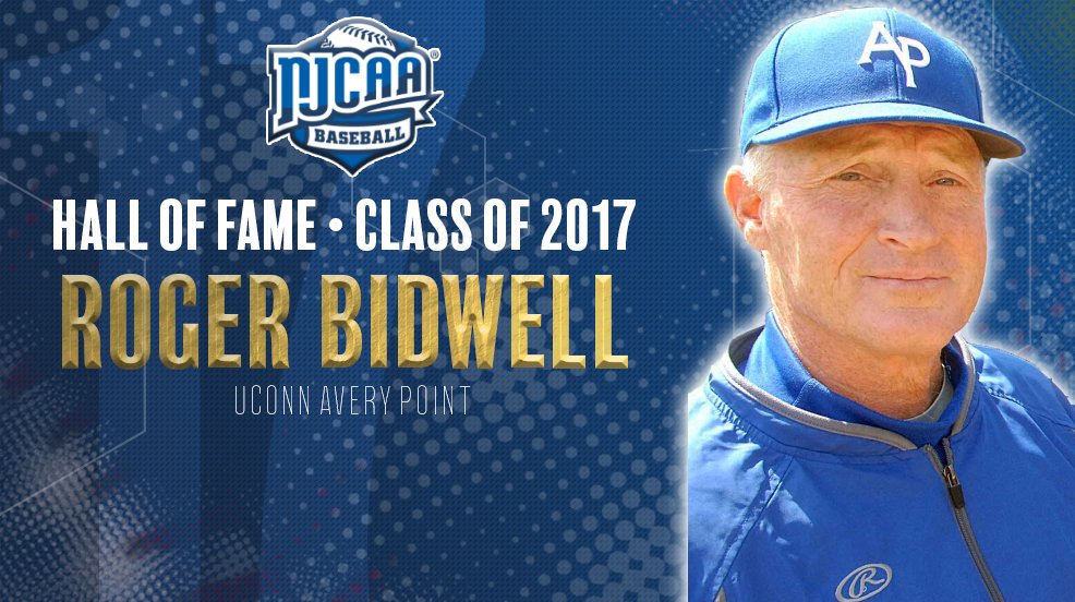 ⚾️ Congrats to former UConn Avery Point head coach Roger Bidwell – <a href="/NJCAA/">NJCAA</a> Baseball Hall of Fame inductee! #NJCAAHOF