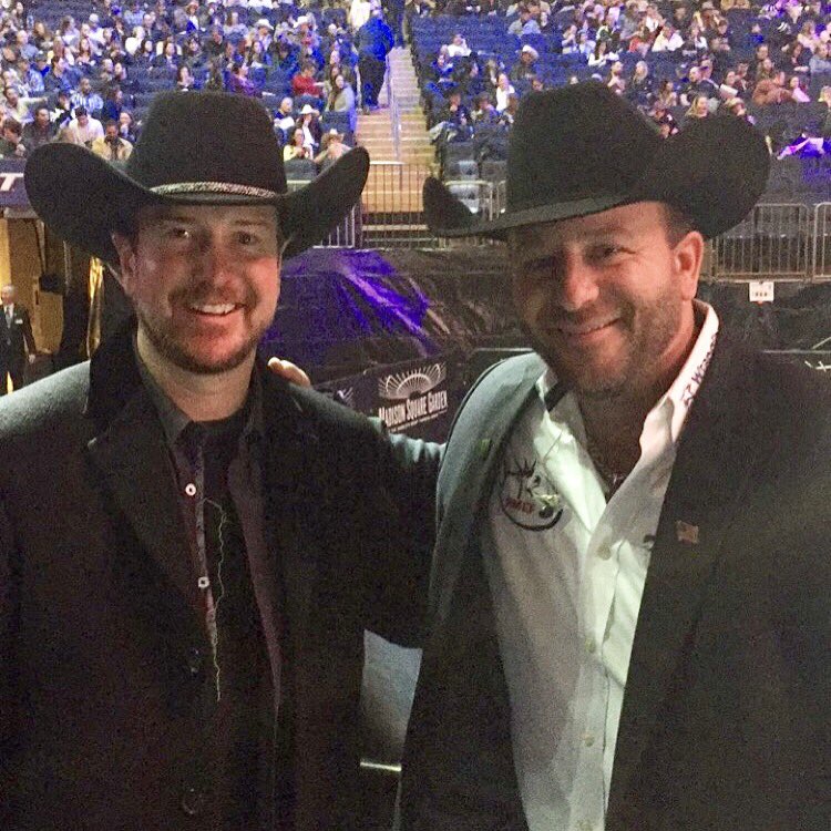 mattlwest's tweet photo. A little #throwbback to #msg last year with the new #Daytona500 champ @KurtBusch
#pbr #nascar https://t.co/BWAGq76nei