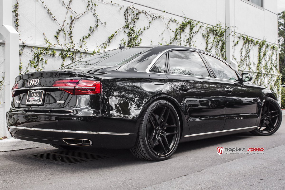 Audi Daily On Twitter Blacked Out Audi A8 Limousine
