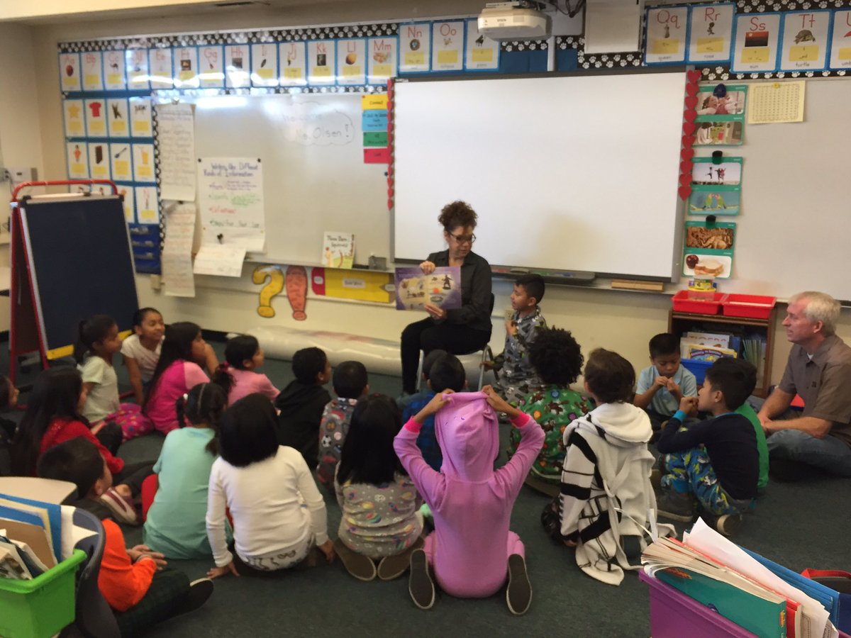 beswickes's tweet photo. It is Read Across America &amp; PJ Day at Beswick! https://t.co/81mfZ7klm3