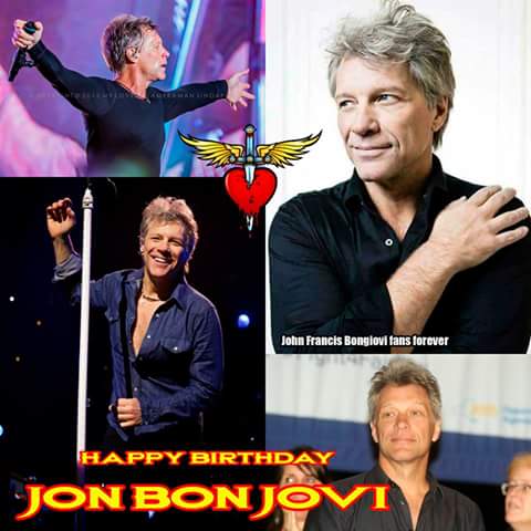Happy Birthday Jon Bon Jovi.... 