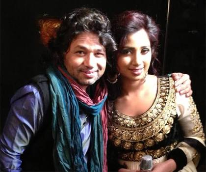 SG_ShiningStar's tweet photo. @shreyaghoshal with @Kailashkher during #ResoundProject looking beautiful 😍😍 https://t.co/8jYm77akrj