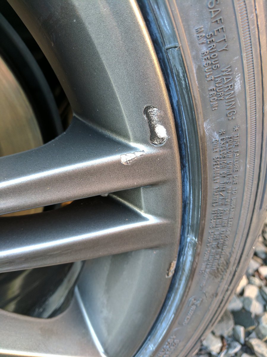This is my wheel after <a href="/ats_euromaster/">ATS Euromaster</a> fitted new <a href="/goodyear_uk/">Goodyear UK</a> eagle F1's, shocking service!