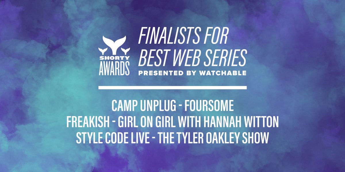 shortyawards's tweet photo. Web Series, presented by @watchablenow π» https://t.co/eFfvoXMPa7
Camp Unplug
@ShowFoursome
@Freakish_Hulu
@girlongirlshow
and more β¬οΈ https://t.co/V7p5Esk0kP