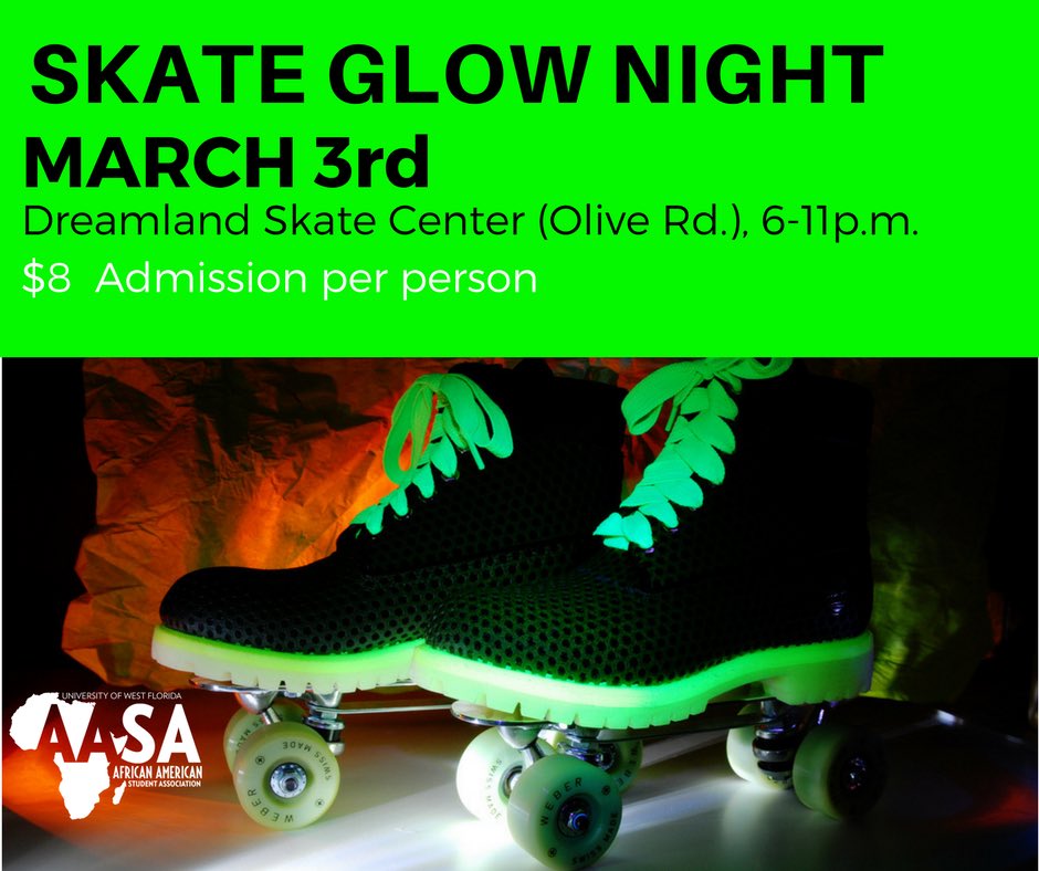 Skate Night Tomorrow night! 😝Yall come out and have fun with AASA! Bring all ya ATL moves💃🏾⛸