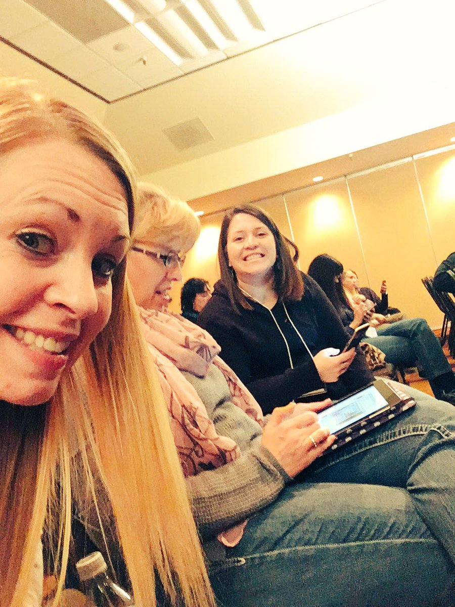 MissFitzie13's tweet photo. So excited to be at the AGATE conference with these fabulous fellow East Helena brain ticklers! 1st tweet ever yay! #mtagate17 https://t.co/SzjmePEKiB